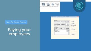 How to pay your employees in Thesaurus Payroll Manager  Your Pay Period Process [upl. by Ahseihs]