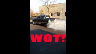 Dodge Ram Hemi Burnout And Magnaflow Exhaust Video [upl. by Kulseth]