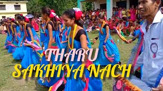 Tharu Sakhiya Nach tharu saskriti 2080 [upl. by Doty]