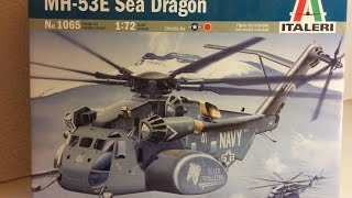 MH53E Sea Dragon Kit Review 172 by Italeri [upl. by Gnal]