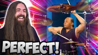 Metal Drummer Tears Up reacting to Jonathan Moffett Michael Jackson [upl. by Aiekam]