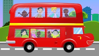 Wheels On The Bus Nursery Rhymes  Song And Rhymes For Children [upl. by Ahsinit]