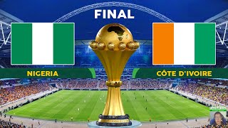 Nigeria vs Côte dIvoire  African Cup of Nations Final 2023  Full Match Penalty Shootout  PES [upl. by Leiuqeze]