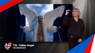 TIX  Fallen Angel  Noorwegen 🇳🇴  Sign dance  ESC21 [upl. by Mehetabel550]