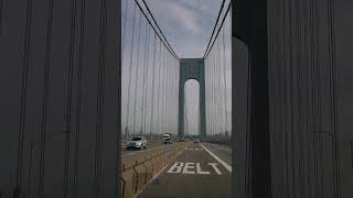 Driving across the Verrazzano Narrows Bridge NYC [upl. by Hochman]