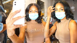 My First Silk Press On My Natural Hair A Short Story VLOGMAS DAY 2  JAELAH MAJETTE [upl. by Nyberg]