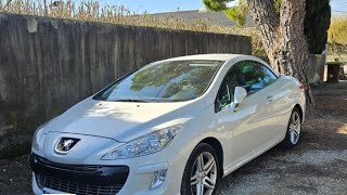 Démontage réfection et remontage du ciel de toit sur une Peugeot 308 cc [upl. by Arotahs]