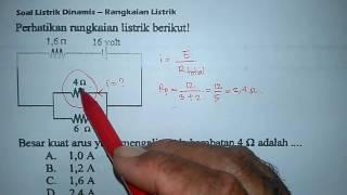 Tutorial Listrik Dinamis 2  Menghitung kuat arus pada suatu hambatan [upl. by Sherri]