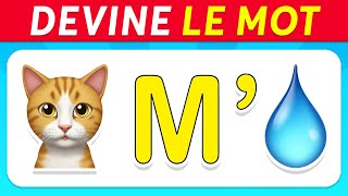 Devine le MOT en ÉMOJIS 🦁🍎✅ Quiz Émoji  Robo Quiz [upl. by Enilarak946]