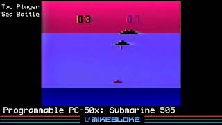 PC50x Programmable Cartridge 505 Submarine [upl. by Norah]