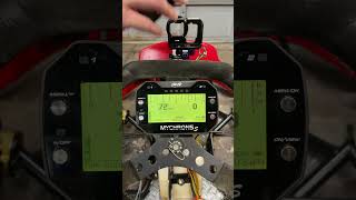 GoPro mount  Reviewing gokart race data with RaceStudio 3 and MyChron [upl. by Howlend457]