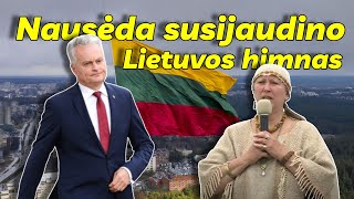 Gitanas Nausėda susijaudino giedodamas Lietuvos himną  20220216 [upl. by Bethel]