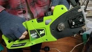 EARTHWISE chainsaw review [upl. by Finnie156]