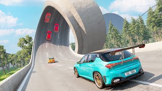 Racing The FASTEST Cars In BeamNG On The Craziest Track EVER [upl. by Anasor856]