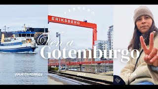 SUECIA 🌁 Vamos a Gotemburgo Eriksberg la zona más cara cafecito el río y los ferries [upl. by Ylremik431]