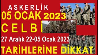 ASKERLİK 5 OCAK 2023 SEVK İŞLEMLERİ NE ZAMAN BAŞLAYACAK OCAK SEVK 3GRUP 05 OCAK SÜLÜS ALMA [upl. by Ayanad]