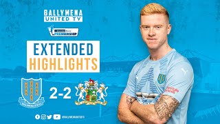 MATCH HIGHLIGHTS  Ballymena United 22 Glenavon Danske Bank Premiership [upl. by Holmun]