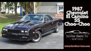 1987 Chevrolet El Camino SS Choo Choo Customs Crate 350 V8 [upl. by Danete]