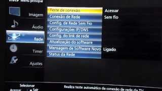 Como configurar wifi tv panasonic viera smart TV e acessar a rede sem fio [upl. by Trub24]