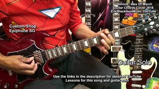 VEHICLE Ides Of March Guitar Jim Peterik COVER Play Through Revised  LESSON LINKEricBlackmonGuitar [upl. by Aicekan96]