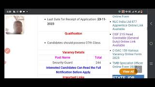 ECL recruitment 2023Eastern Coal field Security Guard recruitment update [upl. by Birgit]