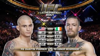 Dustin Poirier vs Conor McGREGOR 1 Full fight 720p60 [upl. by Phillie]