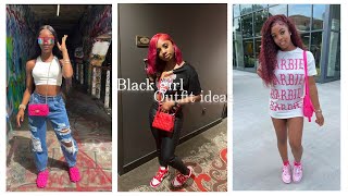 TikTok Compilation  Black Girl Outfit Ideas [upl. by Salema936]