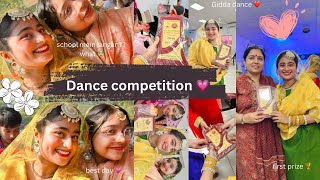 Dance competition students life  first prize 🏆 🥰❤️dancecompetition kristichoudhary vlogging [upl. by Llehcnom]