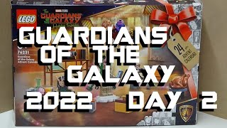 LEGO 76231 GUARDIAN OF THE GALAXY 2022 ADVENT CALENDAR DAY 2 [upl. by Addison411]