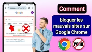 Comment bloquer les mauvais sites sur Google Chrome sur mobile  Google Chrome bloque les sites Web [upl. by Manoff]