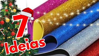 7 IDEIAS DE NATAL EM EVA 🎄Christmas decorations Christmas ornaments [upl. by Ssitnerp]