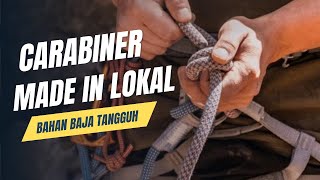 REVIEW CARABINER BAJA BUATAN LOKAL  Climbing Tools [upl. by Arriec661]