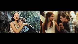 Romeo amp Juliet  Balcony Scene  Movie Comparison [upl. by Ezitram60]