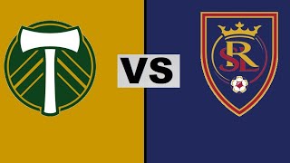 PORTLAND TIMBERS VS REAL SALT LAKE ⚽ [upl. by Ariahaj]