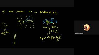 Electromagnetic Induction  EMF Induced due to Rotation of Rod  12th JEE Physics  6th Sept 2024 [upl. by Neffirg]