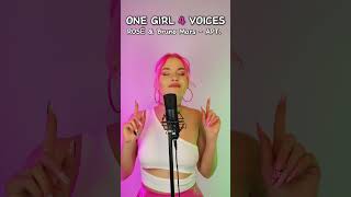 ROSÉ amp Bruno Mars  APT quotONE GIRL 4 VOICESquot🎙️ [upl. by Ettennil842]