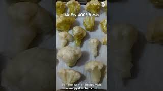 Cauliflower Wings  Healthy Alternative For Chicken Wings [upl. by Otilopih]