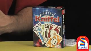 KARTEN KNIFFEL® │ Schmidt Spiele Erklärvideo [upl. by Elyrehc]