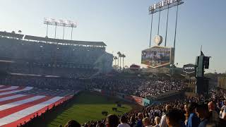 2017 NLCS Game 1 National Anthem [upl. by Nnahoj]