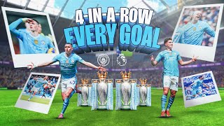 Every Premier League goal from all four seasons  2021 to 2324  4INAROW [upl. by Oicram]