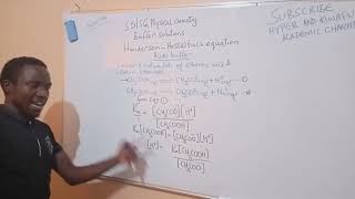 HANDERSON HASSELBALCH EQUATION FOR ACIDIC BUFFER S 5S6 [upl. by Loree]