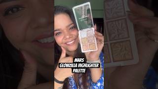 Highlighter kaise lagaye  Mars glowzilla highlighter palette review ytshorts mars viral makeup [upl. by Ozmo772]