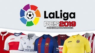 PES 2019  LIGA ESPANHOLA LICENCIADA MY CLUB MENUS E MUITO MAIS [upl. by Ola]