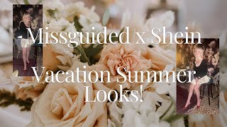 Missguided x Shein VACATION Summer Dresses Try On [upl. by Adianes]