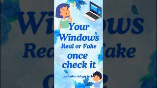 Is Your Laptop Running REAL Windows or a Fake Copy [upl. by Atiz17]