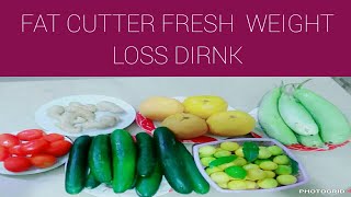 Fat Cutter Fresh Weight Lose Drink [upl. by Annahavas]