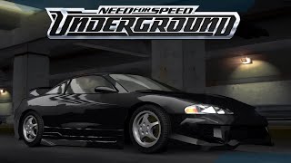 Mitsubishi Eclipse GSX 1999  Customization And Test Drive  NFSU [upl. by Anaib]