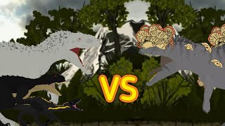 Indominus rexIndoraptor and Scorpius rex vs Cordyceps Dinosaur  AUTO RPG Anything [upl. by Blynn]