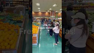 Fresh Tortillas tortilla mexicanfood tacos burrito food groceryshopping freshfood foodie [upl. by Lydie]