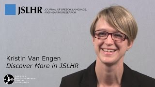 Speech Intelligibility Interactions of Context Clear Speech Visual Input  with Kristin Van Engen [upl. by Assehc]